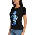 thumbnail image 2 of Shadow Milk Cookie Ladies Summer Print Fashion T-Shirt, 2 of 6