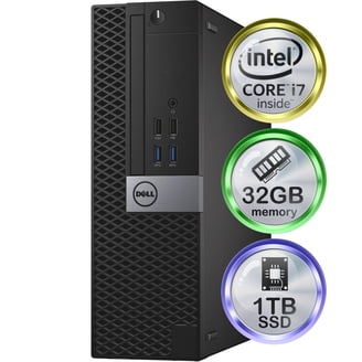 Restored Dell OptiPlex 3070 Micro Desktop Intel Core i7-9700T 2.0