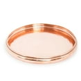 thumbnail image 4 of Round Hand Hammered Copper Tray, 4 of 4