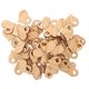 thumbnail image 3 of ColoMX 100 Uds. Colgantes de corazón de madera en rodajas colgante de corazón de madera adornos de corazón de madera en blanco, 3 of 7