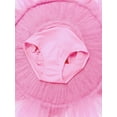 thumbnail image 6 of YONGHS Girls Sequins Ballet Dance Tutu Dress Skirted Leotard Swan Ballerina Performance Costume Pink 12, 6 of 7