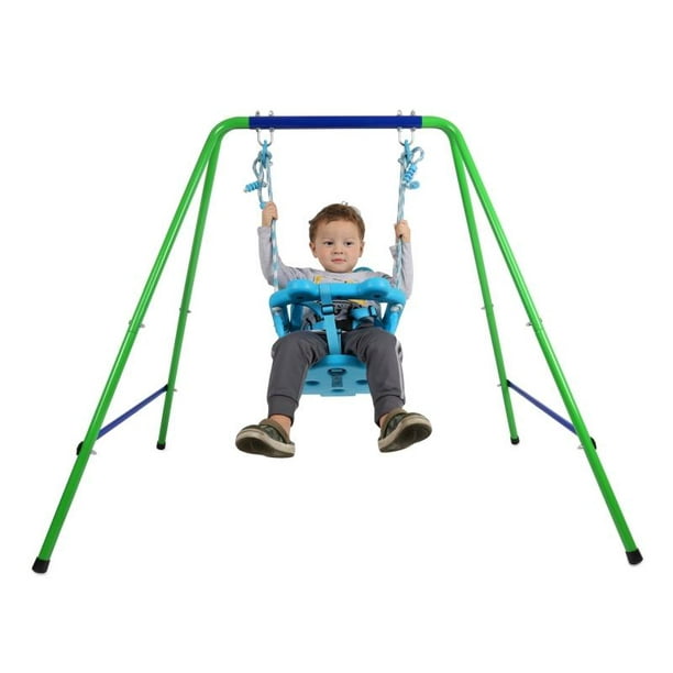 Toddler Baby Swing Set With Safety Seat, Outdoor Baby Swing Age