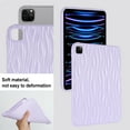 thumbnail image 4 of Case for iPad Pro 11" 2024 M4 5th Geneartion A2836/A2837/A3006, Luxury Slim Fit TPU Back Protective Shock-Absorption Corner Protection Lightweight Soft Cover for iPad Pro 11" 2024, Purple, 4 of 7