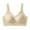 17-Beige, variant on YWDJ Bras for Women Plus Size Push up Front Closure Bras Wirefree Sleep Bras Wide Strap Full Coverage Wrap Comfy Bras Padded Plus Size Bras Button Solid Lounge Bras Red 2XL