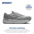 thumbnail image 2 of Zapatillas Brooks Ghost Max para Hombre para Correr y Caminar Talla 12.5, 2 of 6