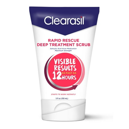 Clearasil Rapid Rescue Deep Treatment Face Scrub, 5oz