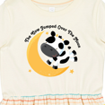 thumbnail image 4 of Inktastic Cow Jumped over the Moon Girls Toddler Dress, 4 of 5