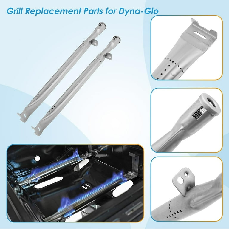 Grill Replacement Parts for Dyna Glo DGF350CSP DGF350CSP D Heat Plates Heat and Burner Tubes for Dyna Glo Grill Replacement Parts 2 Burner DGF350CSP DGF350CSP D Grills Walmart