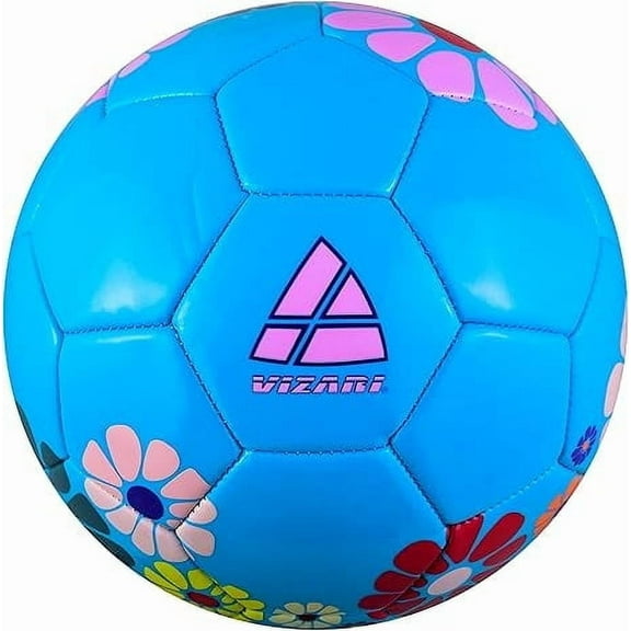 Vizari Blossom Soccer Ball for Kids | Sizes 3, 4, 5 | Indoor & Outdoor Use | Floral Designs