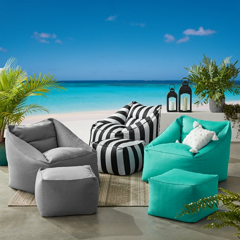 Bean bag ottoman walmart sale