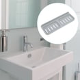 thumbnail image 2 of Unique Bargains 1 Pc Soap Dish Double Row Soap Holder for Bathroom Light Gray, 2 of 6