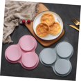 thumbnail image 2 of Hot Sales! Silicone Egg Molds Jumbo Muffin Top Baking Pans For Air Fryer, Non-Stick Large Disc Round Silicone Molds For Hamburger Bun, Pie, Tart, Cake, Breakfast Egg Sandwich Clearance!, 2 of 9