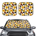 thumbnail image 2 of Windshield Sun Shade, Sunflower Cow Foldable Car Sun Shade Windshield For Front, 2 Pieces, 2 of 7
