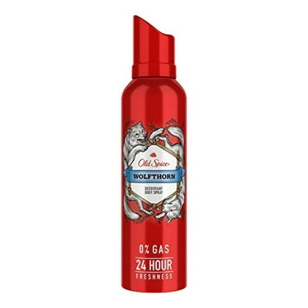 Old Spice Wolfthorn No Gas Deodorant Body Spray Perfume for Men, 140 ml Krakengard No Gas Deodorant Body Spray Perfume, 140 ml