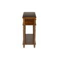thumbnail image 4 of Powell Mcghie Hazelnut Rustic Two Drawer Wood Console Table, 4 of 16