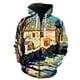 thumbnail image 3 of Sudadera con capucha con cremallera y pintura artística impresa en 3D abstracta para hombres y niños, sudaderas con capucha de hip hop para adolescentes, ropa de calle, sudaderas holgadas Harajuku, 3 of 5