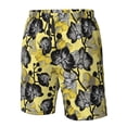 thumbnail image 5 of Naloa Orchids Flowers Men's Beach Shorts, Surfing shorts, Swim trunks, Quick Dry Swim Trunks for Surfing Beach Fun - Small, 5 of 9