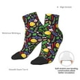 thumbnail image 6 of Fuzoiu Herbs And Spices Print Adult Socks, Crew Moisture-wicking Socks, Unisex Cushion Crew Socks,Casual Sports Ankle Socks, 6 of 7