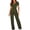 F-462GN1, variant on ZHOGXU Women's Summer Romper Puff Sleeve V Neck Solid Color Lace Up Comfortable Elegant Jumpsuits For Casual Daily Wear,Beige,L