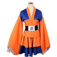 thumbnail image 4 of brillar Kimono japonés para adultos, Cosplay para niños, Akatsuki, estampado de nubes, Uchiha Sasuke Hyuga Hinata, disfraz de Lolita, vestido para mujeres y niñas, Halloween, 4 of 5