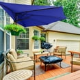 thumbnail image 5 of ABCCANOPY 11FT Patio Half Umbrella With Crank Handle, Blue, 5 of 7