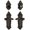 Timeless Bronze, variant on Grandeur 823043 Grande Victorian Solid Brass Right Handed Single Cylinder Keyed Entry