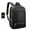 Black, variant on Outdoor USB charging travel backpack,Black