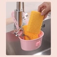 thumbnail image 6 of DUOYOU Multifunctional Faucet Hanging Drain Basket Kitchen Sink Strainer Plastic Vegetable Washing Food Scrap Catcher for Home RV Camping Outdoor, 6 of 10