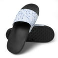 thumbnail image 4 of GZHJMY Stylish Slides for Women Men, Blue Leaf Silhouette Soft Flexible Slip-on Sandals Slippers, 4 of 7