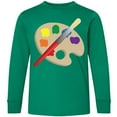 thumbnail image 3 of Inktastic Artist Palette and Brush Long Sleeve Youth T-Shirt, 3 of 5
