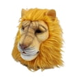 thumbnail image 4 of Máscara de cabeza de león de látex para hombres y mujeres, máscara de animal para festivales, clubes nocturnos y fiestas., 4 of 8