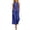 Blue, variant on Xinsrenus Summer 2 Piece Matching sets for Women Cotton Linen Sleeveless Button Front Vest Tops Cropped Wide Leg Pants Elegant Office Work Outfits