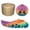 A, variant on 3D Printed Bao Bun Fidget Ball, Articulated Stress Twist Ball with Steamer Basket, Dumpling Shape Sensory Anxiety Relief Fidget Ball, Novelty Gifts, Finger Exercise and Daily Stress Relief