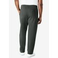 thumbnail image 2 of KingSize Men's Big & Tall Fleece Open-Bottom Sweatpants, 2 of 6