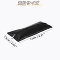 thumbnail image 6 of Unique Bargains Portable Stationery Bag Zipper Pencil Case Black 8.3"x3.0", 6 of 6