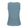 thumbnail image 5 of BVOFAR Women's Summer Striped Print Tank Tops Sleeveless Crew Neck Slim Fit Tees Casual Party Ligthweight Shirts, 5 of 5