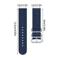【20mm】Adjustable Sliding Buckle Nylon Woven Breathable Solid Color