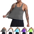 thumbnail image 1 of Yuyuzo Mens Workout Tank Tops Hollow out Sleeveless T Shirts Lightweight Quick Dry Running Gym Muscle Tees, 1 of 6