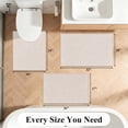 thumbnail image 7 of Enyhom Bathroom Rugs Sets of 3, Absorbent Bath Mat Non Slip Washable Bath Floor Rugs, Beige, 7 of 7
