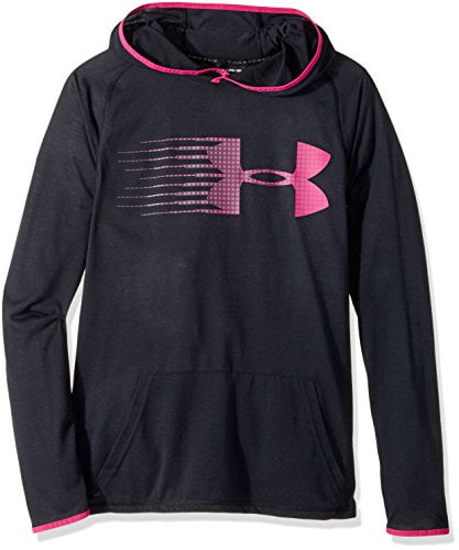 black and pink under armour hoodie