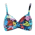 thumbnail image 4 of Women Underwire Bikini Top Hawaii Print Push Up Bathing Suit Top Padded Swim Bra 2026 Swimsuits Top Sky Blue XXL, 4 of 4