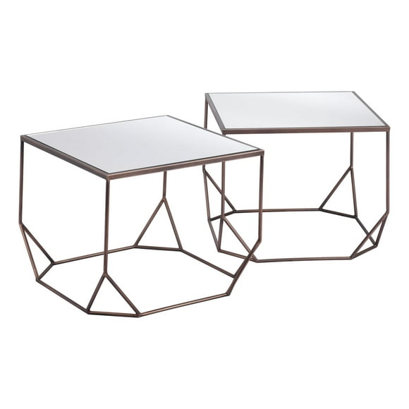Mesa de Centro Arzon Bronce - Kessa Muebles