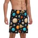 thumbnail image 2 of Fotbe Planets In Deep Space Pantalones Cortos de Pijama para Hombre, Ropa de Dormir, Pantalones de Pijama Cortos para Hombre-XX-Large, 2 of 6
