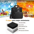 thumbnail image 2 of Loncheras para Hombre, Lonchera Térmica para Hombre de Doble Compartimento, Lonchera Grande Negra para Trabajo, Loncheras Térmicas Adultos con Correa Ajustable, 2 of 4