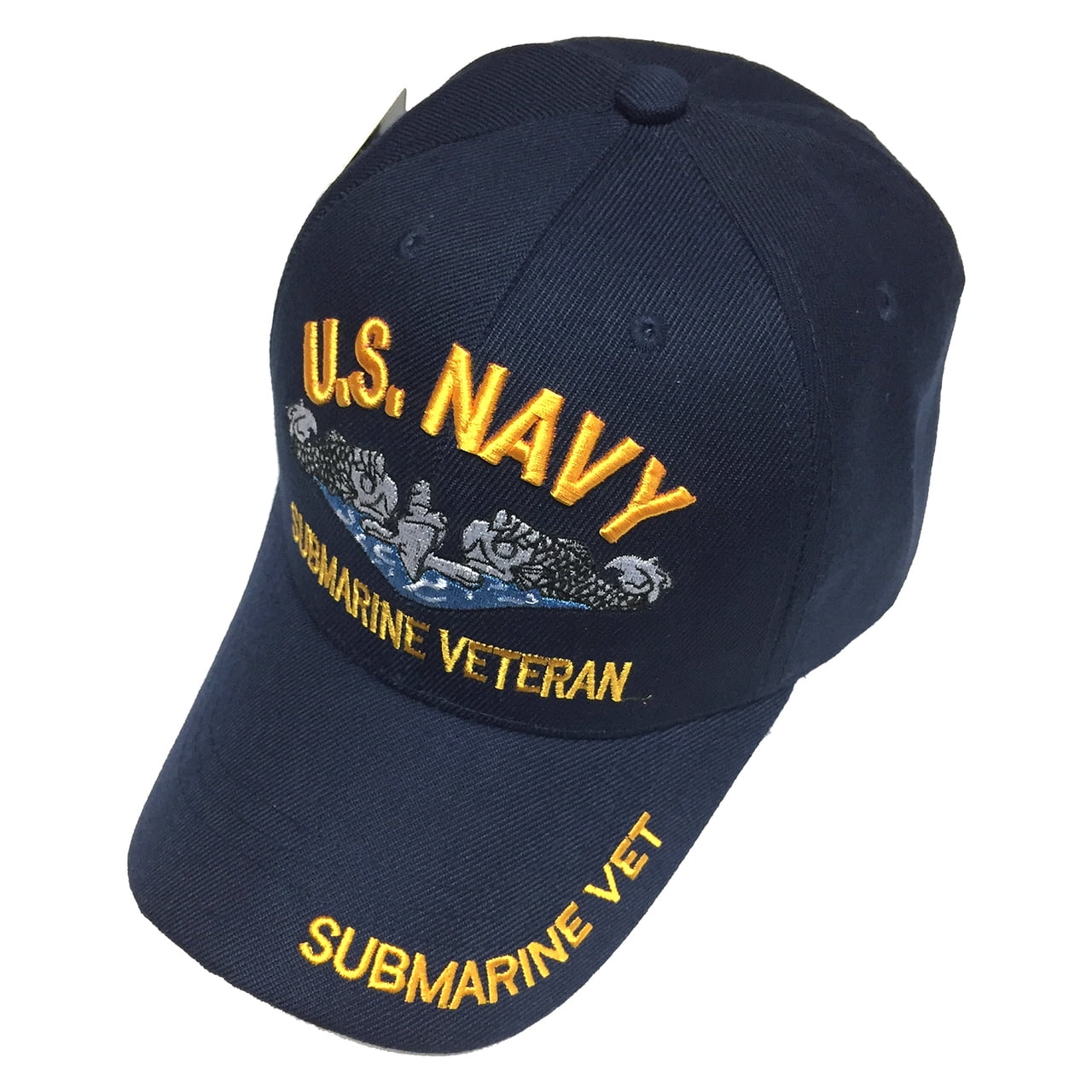 e4Hats.com US Submarine Veteran Military Embroidered Long Beanie