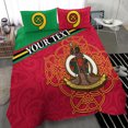 thumbnail image 2 of (Custom Personalised) Vanuatu Bedding Set Pattern Sand Drawing LT13, 2 of 4