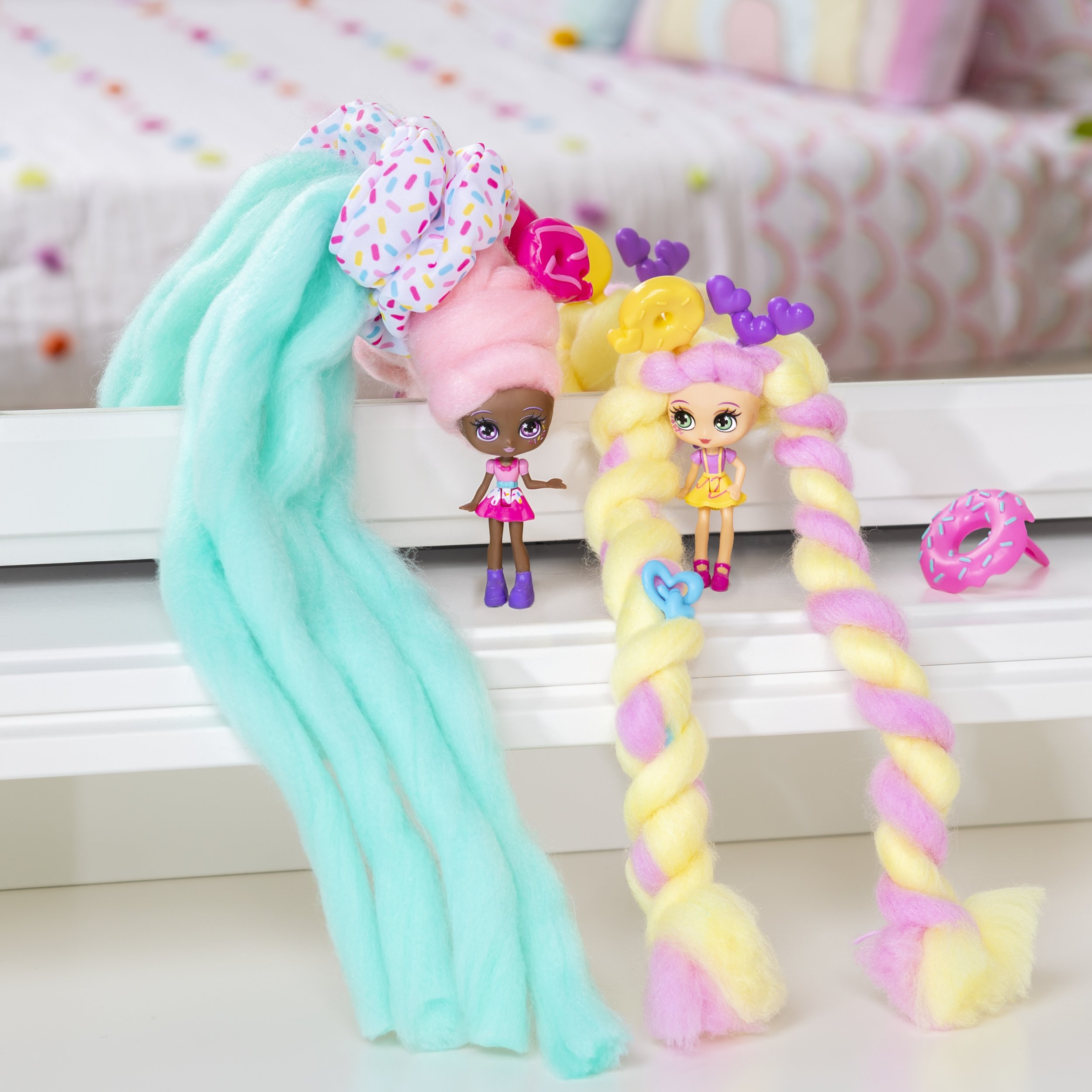 Candylocks, Bff 2-Pack, Jilly Jelly and Donna Nut, Scented Collectible Dolls with Accessories - image 2 of 6