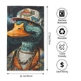 thumbnail image 2 of Kdxio Hand Towel Hip-Hop Duck for Bathroom Kitchen Fingertip Bath Towels 27.5 x 16 Inch Home Hotel Gym Laundry Room, 2 of 5