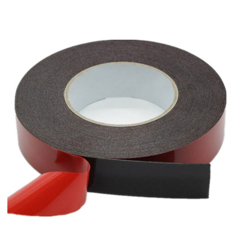Double-Sided Adhesive PE Foam Tape 25mmx5m (Black)