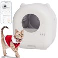 thumbnail image 3 of Automatic Litter Box, Smart Self-Cleaning Cat Litter Box with Odor Control, Safety Sensors, 76L Drum, 13L Waste Bin and Tuya App Control for Cats 3.3–28 lb, 3 of 7